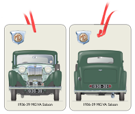MG VA Saloon 1936-39 Air Freshener